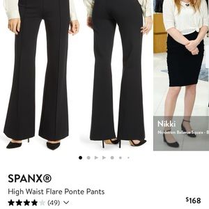 SPANX High Waist Flare Ponte Pants